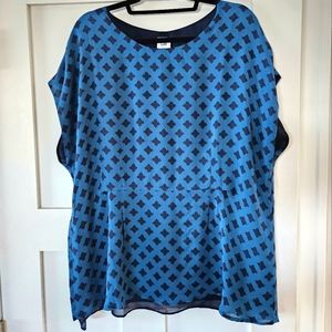 Cabi Blue Top (Style 3274) Size XL